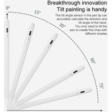 ZSZH Ipad Beyaz Için Manyetik Anti-Mistouch Kapasitans Stylus (Yurt Dışından)
