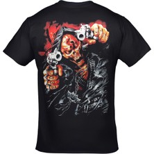 Orijin Five Finger Death Punch  Ön Arka Baskılı Siyah Tshirt