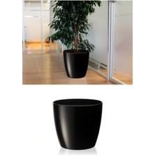 Ucuz Marketim Kristal Yakut Saksı 33 Lt Siyah