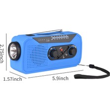 KKmoon Wind Up Solar Radyo Acil Solar Radyo Krank Şarjlı Pilli (Yurt Dışından)