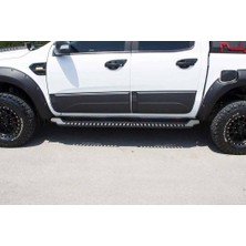 Omsa Mitsubishi L200 Dakar Yan Basamak Siyah V1 Işıksız 2006-2015 Arası