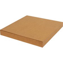 Kolici 35x4x35 cm Çift Oluklu Kilitli Kutu KRAFT 10 Adet