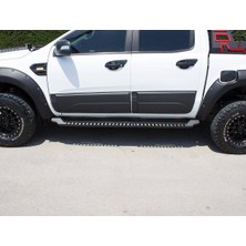 Omsa Mitsubishi L200 Dakar Yan Basamak Siyah V1 Işıksız 2015-2019 Arası