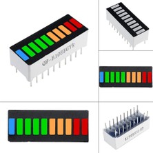 Emay Center 4 Renk Bar LED 10 Segment Akü Batarya Kapasite Doluluk Göstergesi
