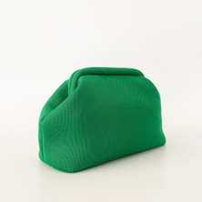 Heybes Kadın Yeşil Clutch El Çantası