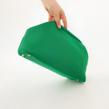 Heybes Kadın Yeşil Clutch El Çantası