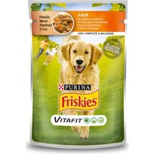 Friskies Adult Tavuklu Pouch Köpek Konservesi 100 gr