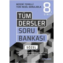 Tudem Yayınları 8. Sınıf Tüm Dersler Sözel Beceri Temelli Soru Bankası
