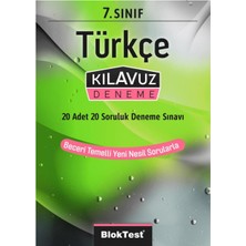 Tudem Yayınları 7. Sınıf Bloktest Türkçe Kılavuz Deneme