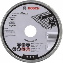 Asil Metal Bosch Sd Inox Rapido Kesme Taşı 115X1,0MM 10 Lu