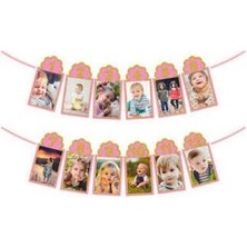 Alya Süs Çerçeve Orta Süs 12 Aylık Set Pembe 1 Adet