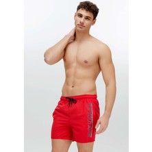 U.S. Polo Assn. Erkek Kırmızı Orta Boy Deniz Şortu 22000
