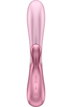 Satisfyer Hot Lover G-Bölgesi Ve Klitoris Telefon Kontrollü Isıtmalı Vibratör+Jel