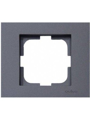 Ovivo Grano Metalik Füme Tekli Çerçeve