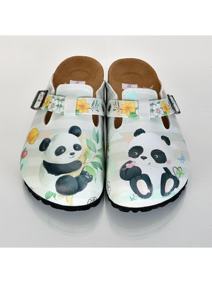 Azizsahinshoes 6290 Yavru Panda Sabo Terlik