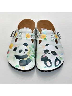 Aziz Şahin Shoes Puer Panda Kapalı Sabo Terlik
