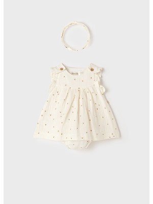 Mayoral Kız Bebek Yazlık Elbise Bandana Set 1850