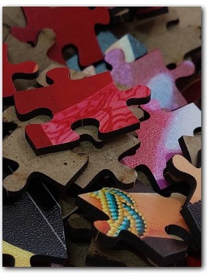 Cakapuzzle Daldaki Kartal Baykuşu ve Muhteşem Tüyleri 120 Parça Puzzle Yapboz Mdf (Ahşap)