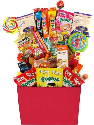 Anneler Günü Nostaljik Özel Kırmızı Hediye Kutusu Küçük Boy