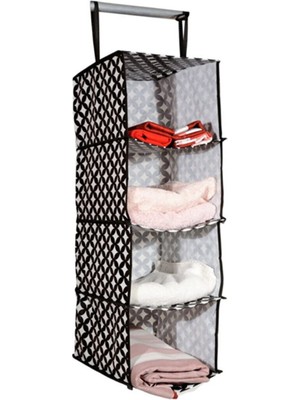 Seryat Dolap Düzenleyici Raf 4 Bölmeli 75X24X29 cm