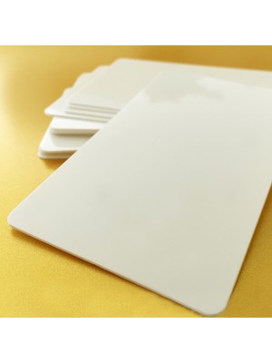 Part Pvc Eco Mat Yüzey Beyaz Kart 100 Adet