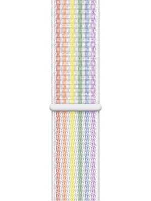 Mi7a Apple Watch Seri 7 6 5 4 3 2 Se 38MM / 40MM / 41MM Uyumlu Spor Loop Dokuma Hasır Kordon
