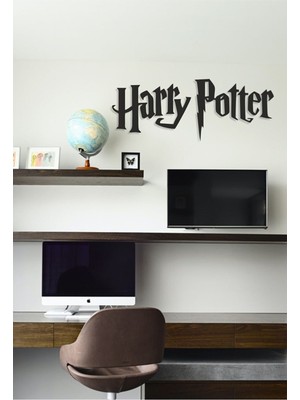 Leylaser Harry Potter Mdf Dekoratif Duvar Süsü Duvar Yazısı 40 x 80 cm