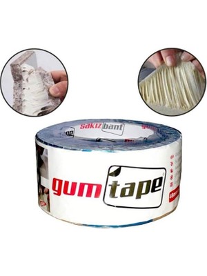 Tuğra Gum Tape Sakız Bant 48MM x 2mt Boru Tamir Bantı Güçlü Bant