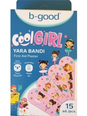 B-Good Cool Girl Kız Çocuk Yara Bandı 15'li