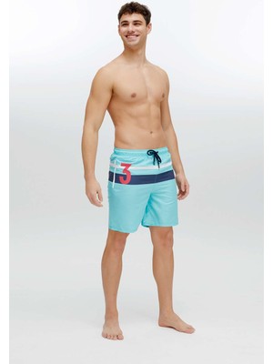 U.s. Polo Assn. Erkek Mint Uzun Deniz Şortu