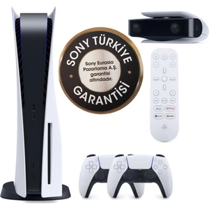 Playstation 5 + 2. Dualsense + Kamera + Medya Kumandası