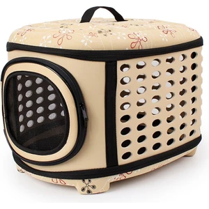 Taşınabilir Katlanır Pet Tote Pet Taşıyıcı Çanta (Bej) (Yurt Dışından)