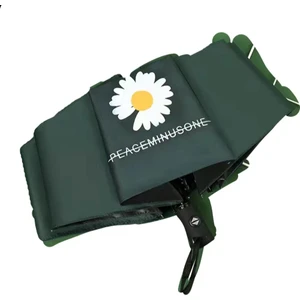 Pinellia Flowers Tam Otomatik Güneş Koruma Şemsiyesi (Yurt Dışından)