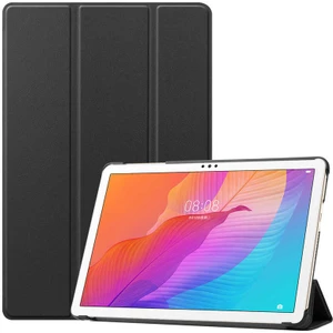 Huawei Mate Pad T10 Htstore Zore Smart Cover Standlı 1-1 Kılıf-Siyah