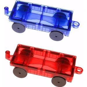 Magblock 3D Magnet Blok Araba Takımı / 2 Set Araba / Çocuklar İçin Eğitici Oyuncak