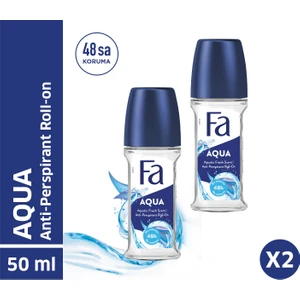 Aqua Roll-On 50 Ml X 2 Adet