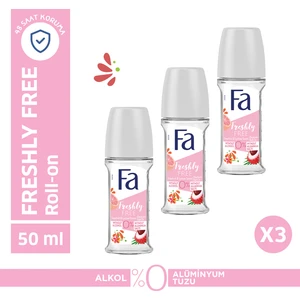 Freshly Free Greyfurt & Liçi Roll-On X 3 Adet