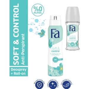 Soft & Control Roll-On 50 Ml + Soft & Control Deosprey 150 Ml
