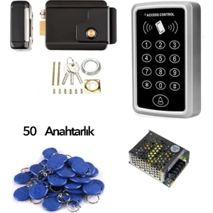 Apartman Kapı Otomatiği + Adaptör + 50 Adet Proximity Anahtarlık