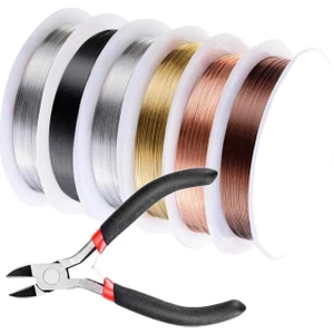 6x 0.5mm Bakır Zanaat Tel Takı Yapımı Için Kesme Pense Kolye Dıy (Yurt Dışından)