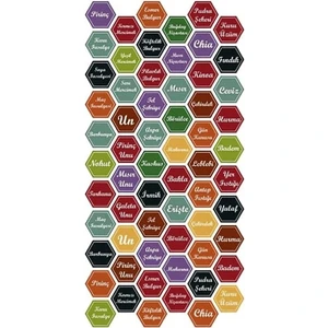Fbz Home 63 Adet Bakliyat Etiketi Sticker
