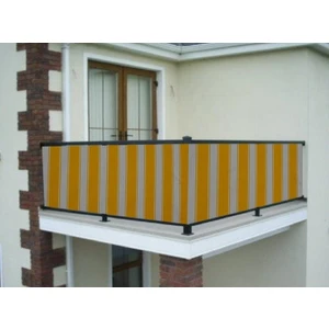 Ceylan Home Balkon Demiri Perdesi Kuş Gözü Sarı Kalın 600X80