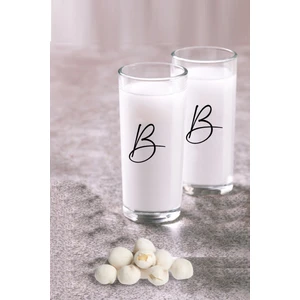B Harfli Ikili Rakı Bardağı Makinede 70 Derecede Bile Çıkmayan