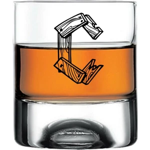 C Harfi Yazılı Holiday Viski Bardağı