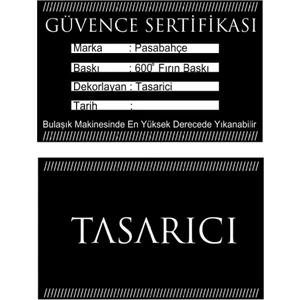 Çıkmayan Baskılı Ş Harfli Rakı Bardağı Kadehi