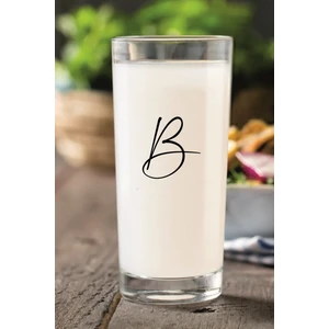 Çıkmayan Baskılı B Harfli Rakı Bardağı Kadehi
