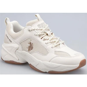 U.S. Polo Assn. Maybe Bej Kadın Sneaker Spor Ayakkabı V1