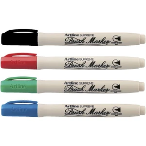 Supreme Brush Marker Fırça Uçlu Kalem 4 Temel Renk