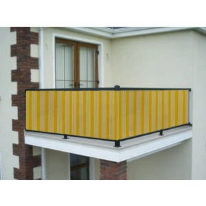 Ceylan Home Balkon Demiri Perdesi Kuş Gözü Sarı Ince 800X80
