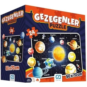 Daha Yok mu Gezegenler Eğitici Puzzle 24 Parça